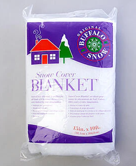 ROLLED SNOW BLANKET 10FTX15IN